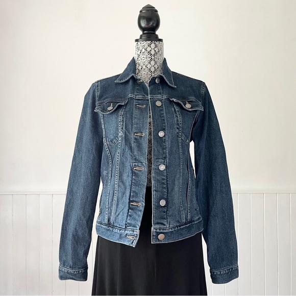 Gap Indigo 1969 Icon Denim Jacket Size S Tall - Picture 14 of 14
